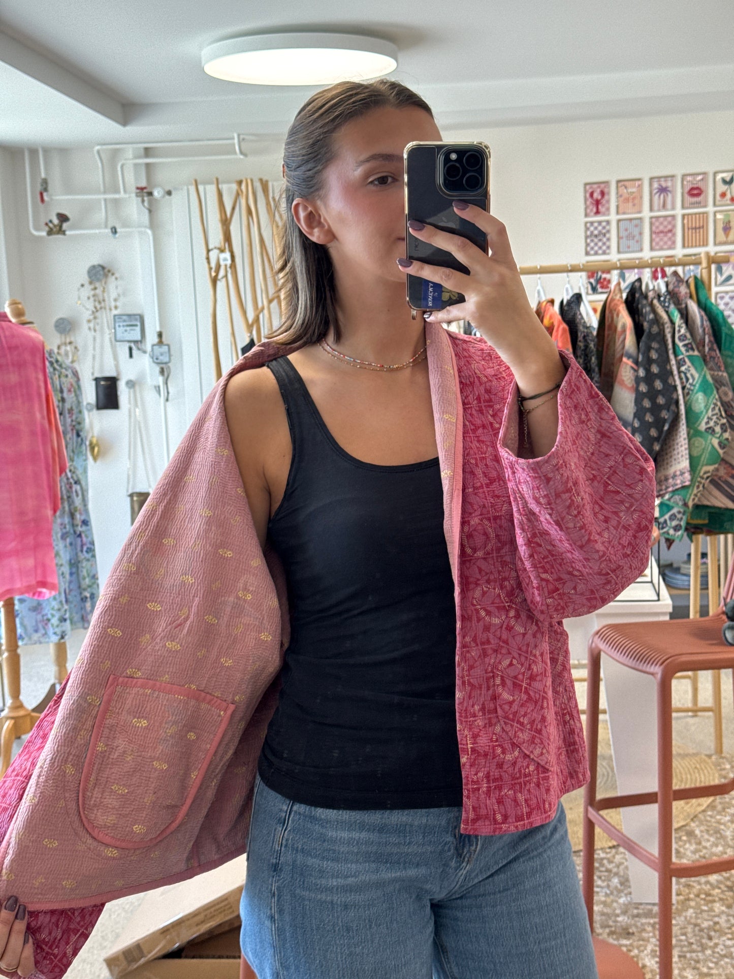 Veste courte - kantha vintage