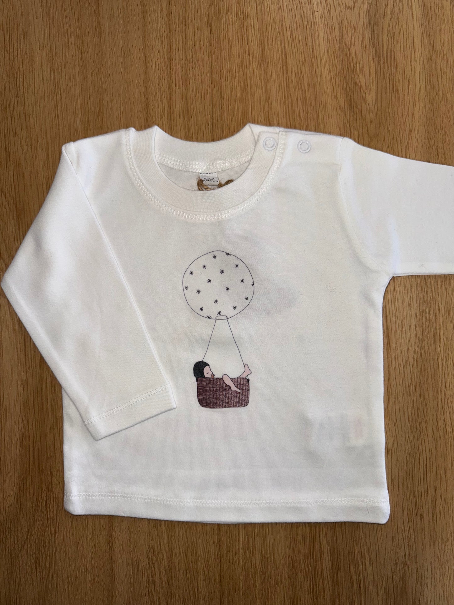 T-shirt à manches longues 3-6 mois