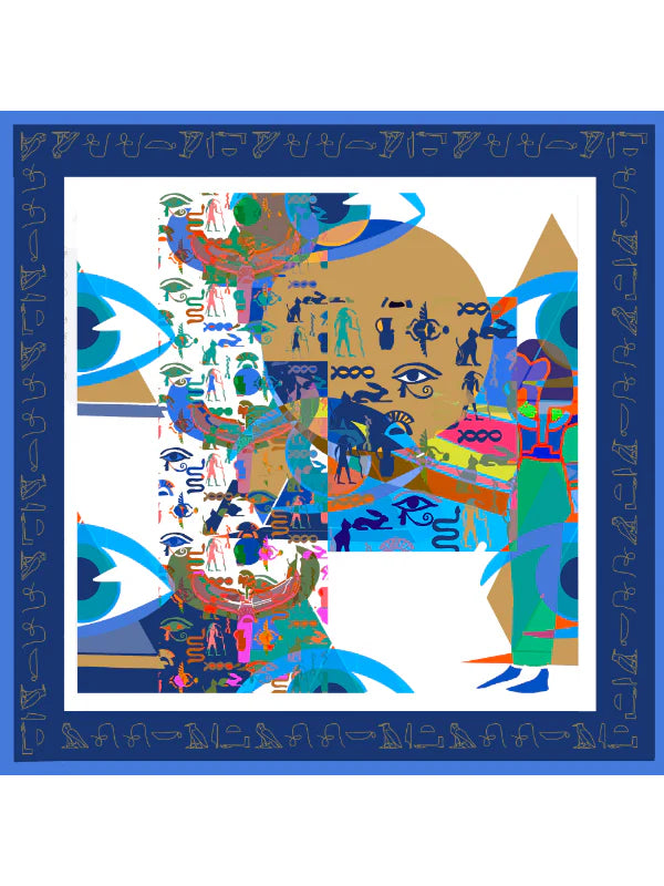 Carré de soie - 90 x 90
