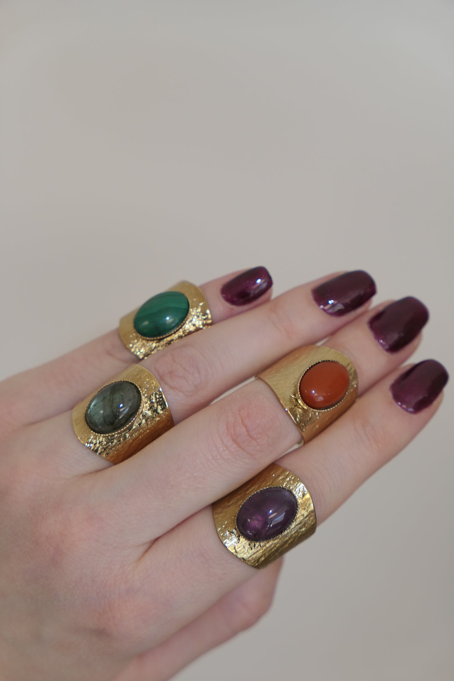 Bague - Jade Or