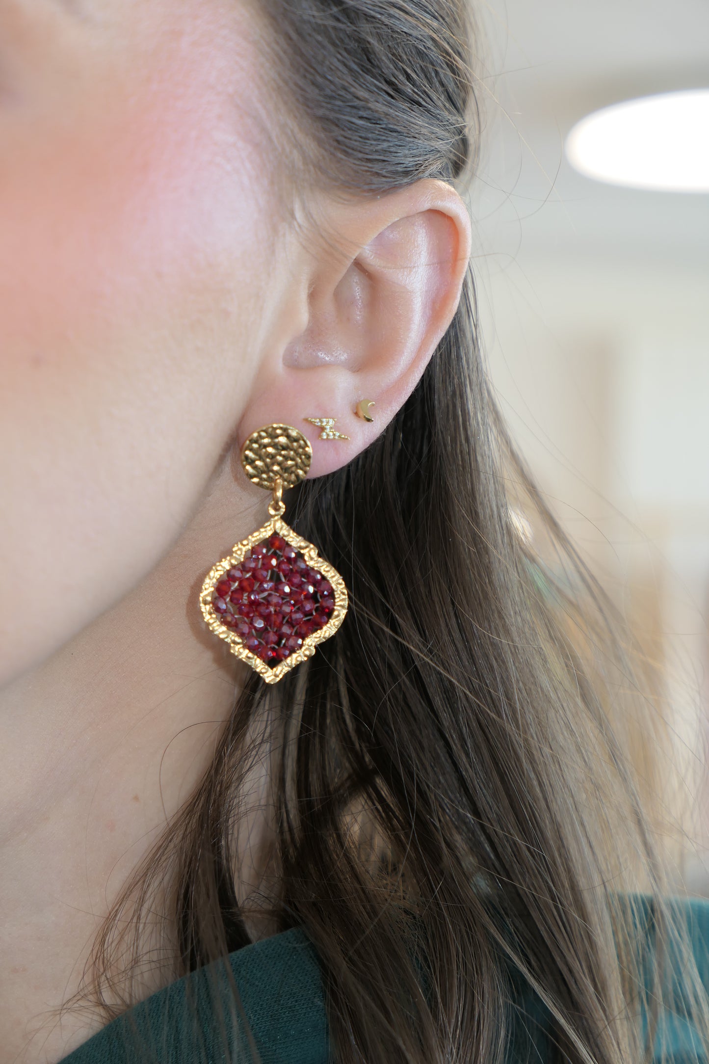 Boucles d'Oreilles Mini Diamante