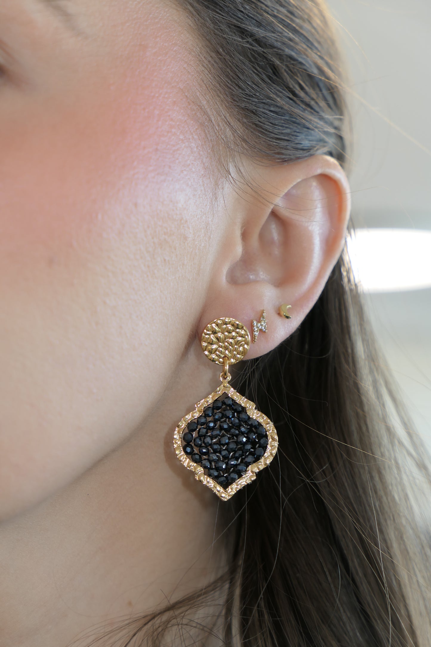 Boucles d'Oreilles Mini Diamante