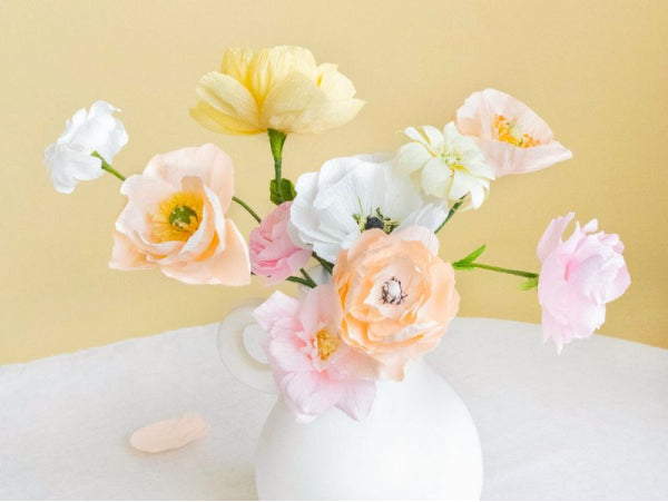 DIY - Mes fleurs en papier crépon