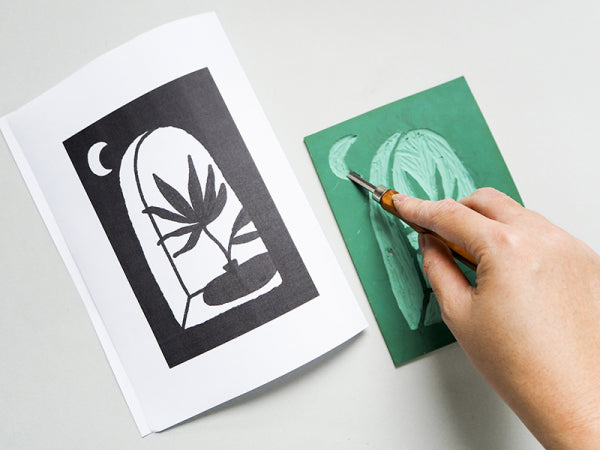 DIY - Mes cartes en linogravures