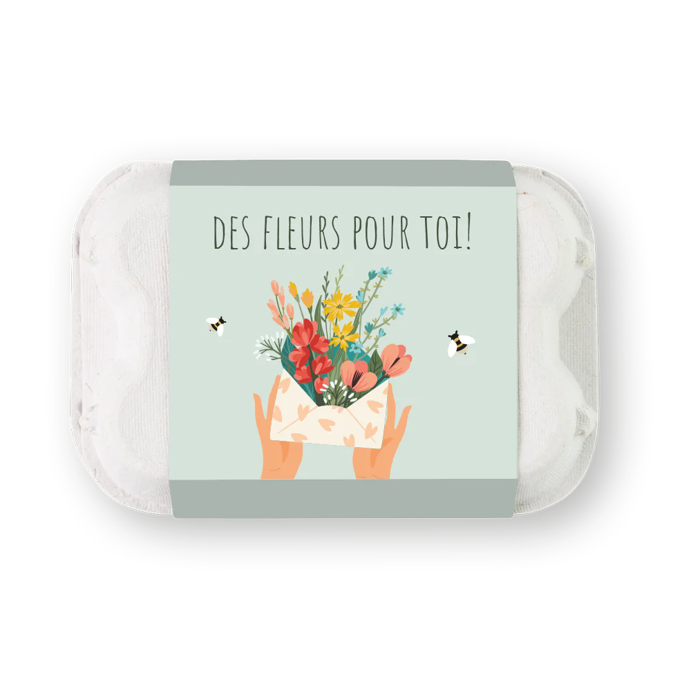 Bombes de fleurs - format oeufs
