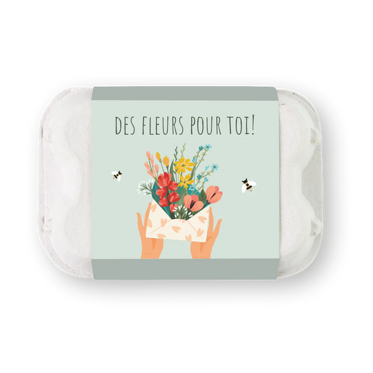 Bombes de fleurs - format oeufs
