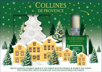 Coffret cadeau Parfum d'Intérieur 50ml + 2 céramiques Forêt de Sapin