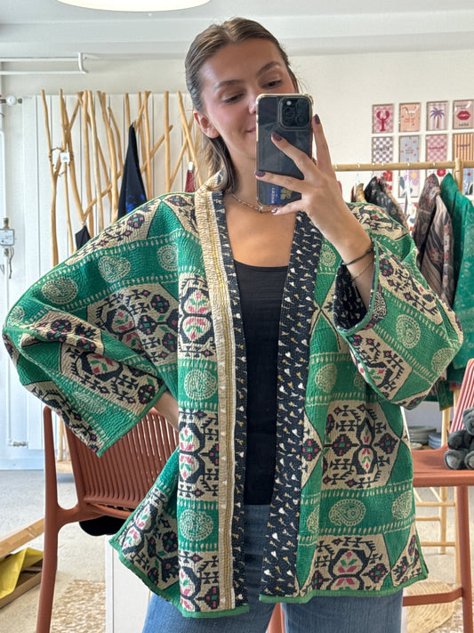 Veste longue - kantha vintage
