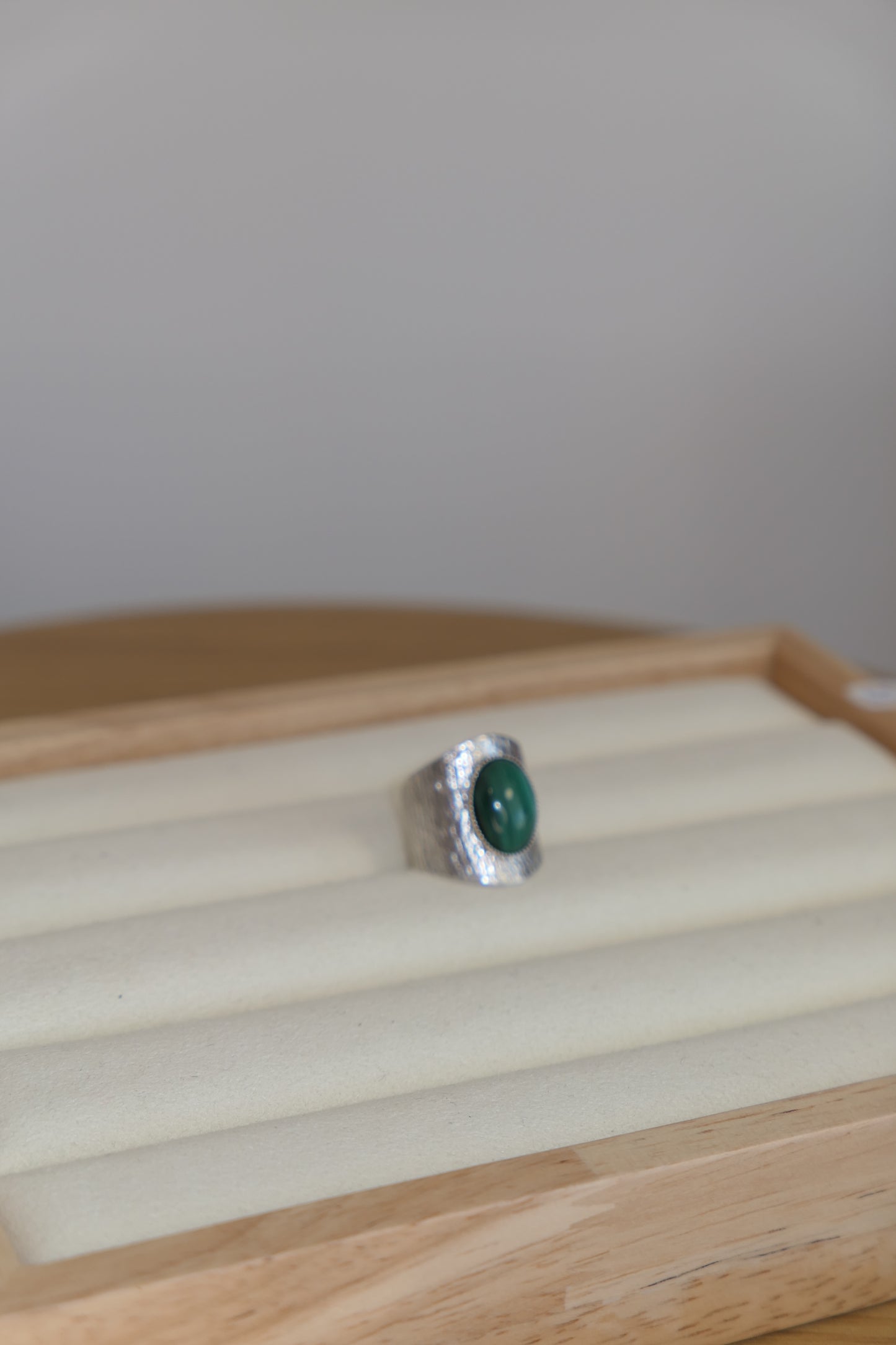 Bague - Jade Argent