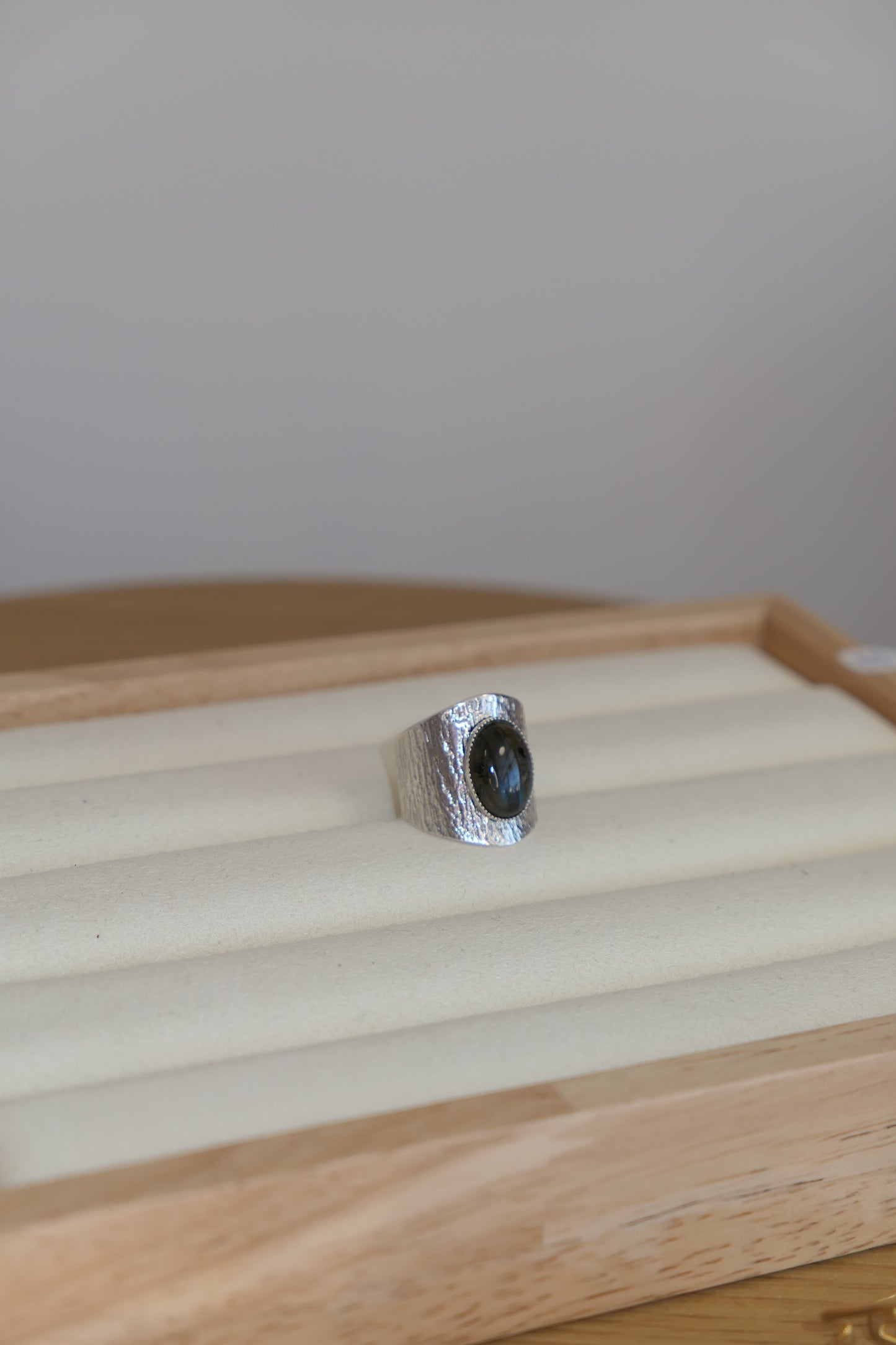Bague - Jade Argent