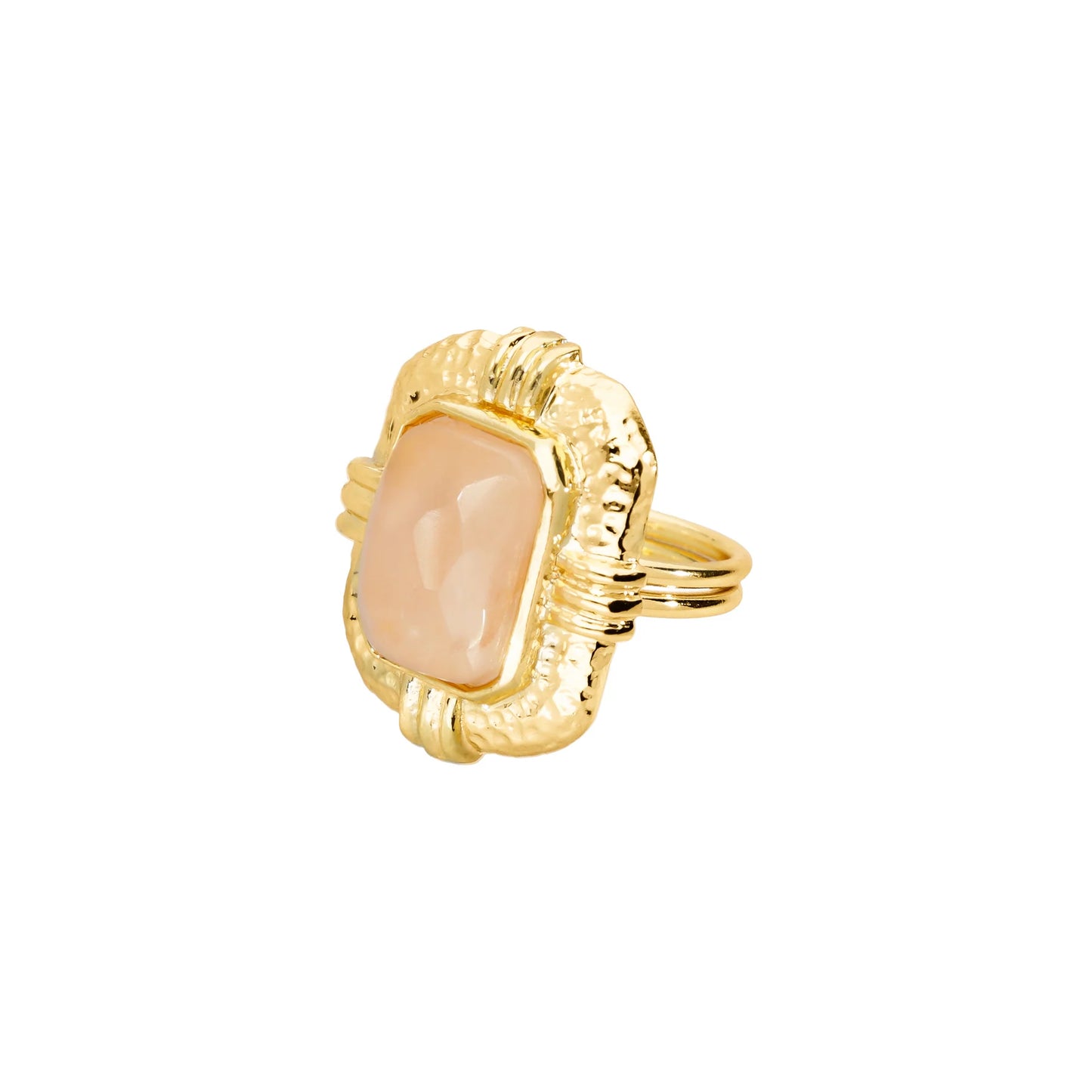 Bague à pierre - 3 couleurs